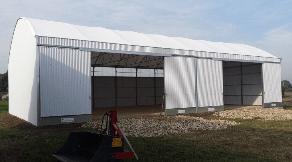 White multi-purpose warehouse