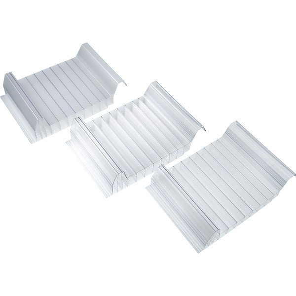 Polycarbonate system with easy connected panels