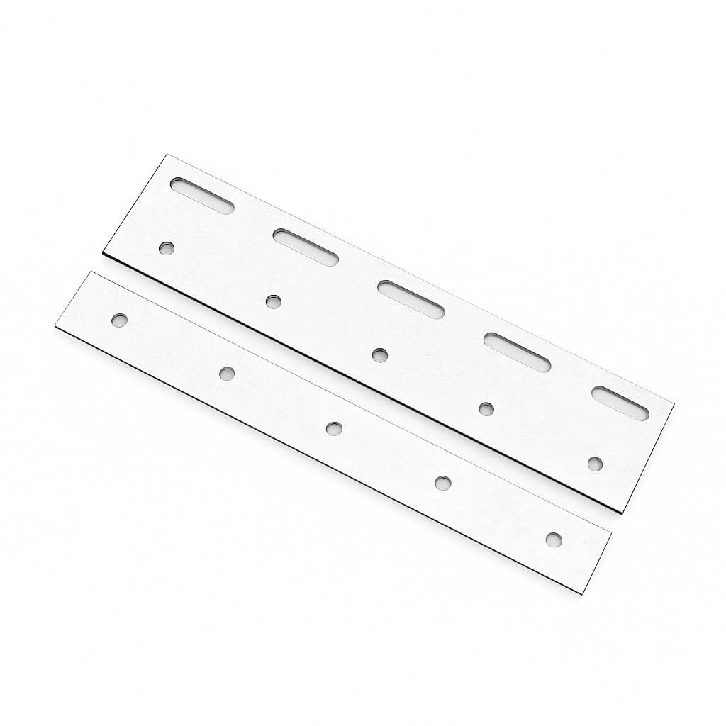 Fitting for narrow PVC slat curtain